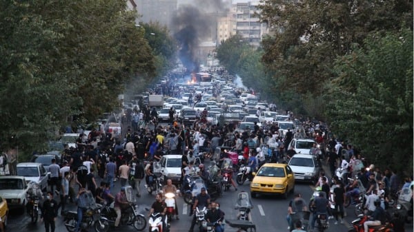 2022921գΪ?(Mahsa Amini)֮׶ºͷʾ(ͼƬԴ: AFP via Getty Images)