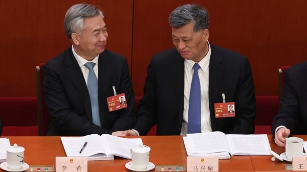 202335գʮĽȫ˴һλڱÿĻйξֳίίϣйξίԱϯĻʽͼƬԴLintao Zhang/Getty Images