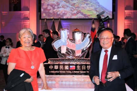 10月7日,驻纽约台北经济文化办事处在曼哈顿隆重举办中华民国第114年国庆酒会。