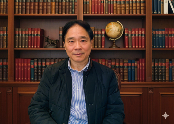 法国神韵推广负责人唐汉龙先生。(大纪元)