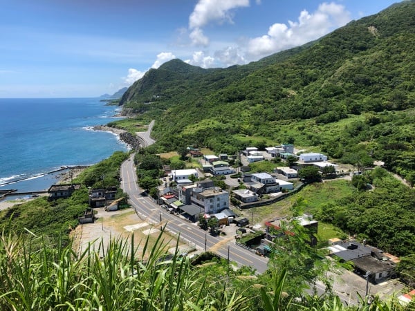 东海岸 风景 花莲 大石鼻山 山 海