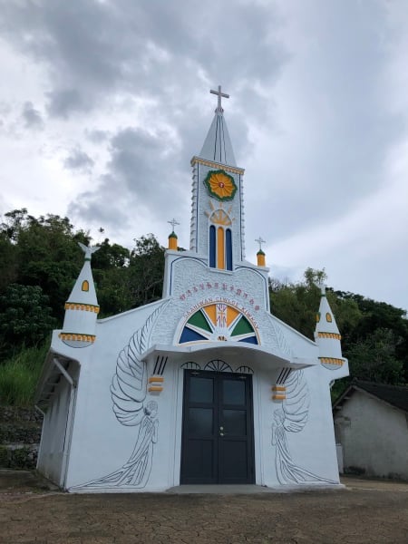 东海岸 风景 台东 成功镇 卡片教堂