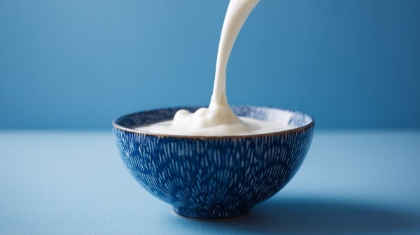 倒入碗中的优酪乳。(图片来源:Di Studio/stock.adobe.com)